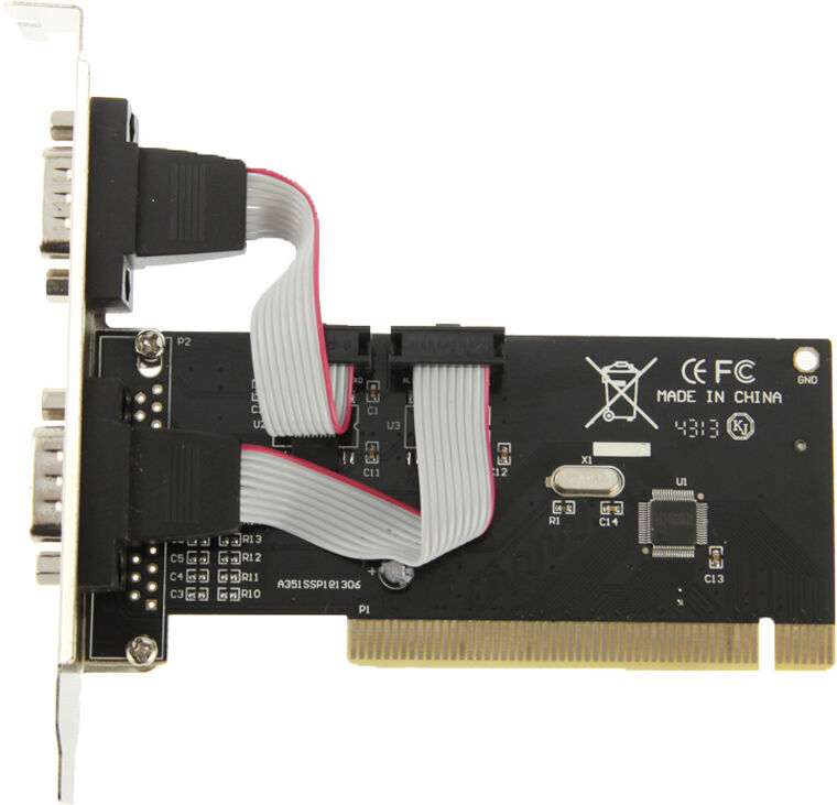 PCI kahden sarjaportin (2x db9 rs-232) PCI-väyläinen kortti PCI kahden sarjaportin (2x db9 rs-232) PCI-väyläinen kortti