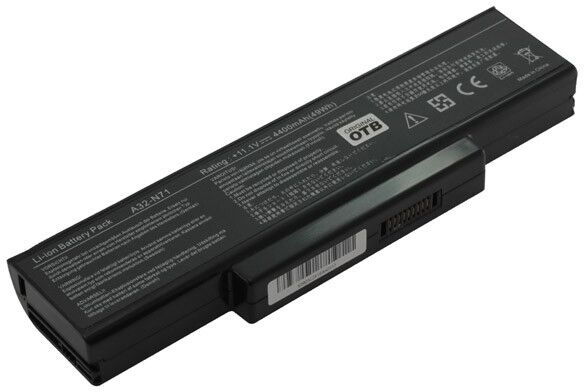 Asus K72 / K73 / N71 / N73 / X72 / X77 10,8V 4400 mAh akku