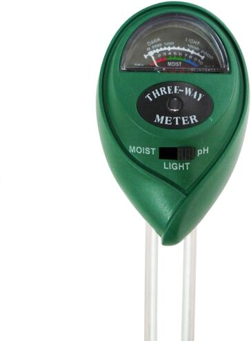 Maaperän PH:n / kosteuden / valoisuuden mittari