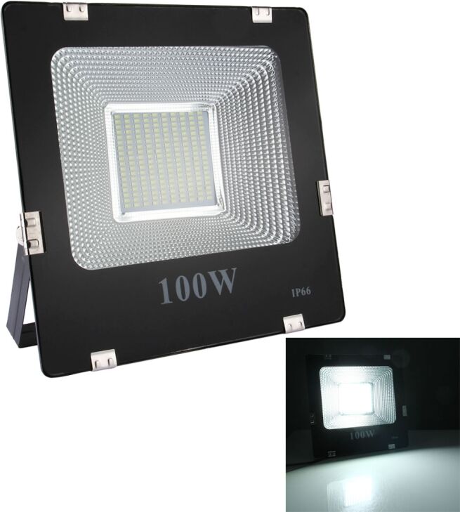 Tarvike 100W IP66 vedenpitävä LED-tulvavalo (valkoinen valo) Tarvike 100W IP66 vedenpitävä LED-tulvavalo (valkoinen valo)
