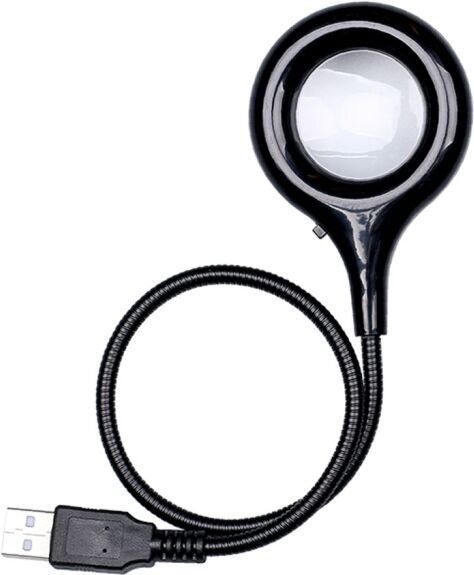 18 LED USB lamppu suurennuslasilla 18 LED USB lamppu suurennuslasilla