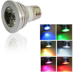 Väriä vaihtava LED hehkulamppu kaukosäätimellä Väriä vaihtava LED hehkulamppu kaukosäätimellä