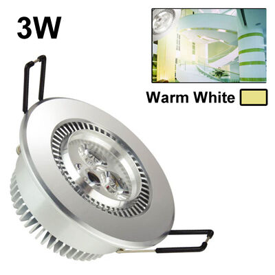 3W / 265LM energiaa säästävä LED-hehkulamppu (lämmin valkoinen)