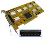 PCI videovalvontakortti, 8 x BNC-porttia PCI videovalvontakortti, 8 x BNC-porttia