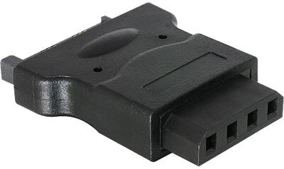 Sähköadapteri 15-pin SATA urosliitos  4-pin Molex naaras Sähköadapteri 15-pin SATA urosliitos  4-pin Molex naaras