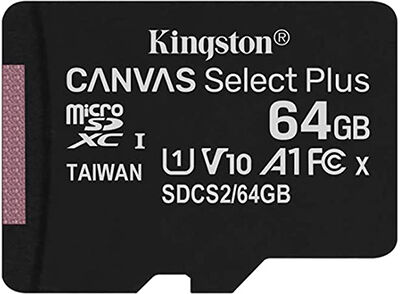 Kingston microSDXC muistikortti 64 Gt - Class10 Kingston microSDXC muistikortti 64 Gt - Class10