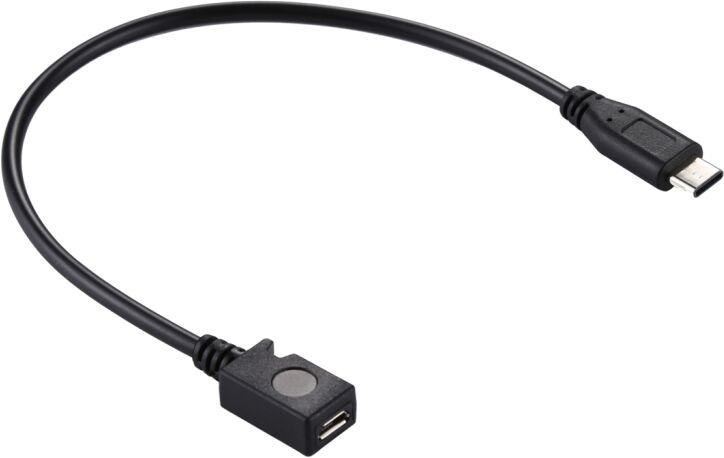 Tarvike MicroUSB ‐ USB-C adapteri, 10 cm