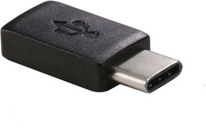 USB-C - MicroUSB adapteri, musta USB-C - MicroUSB adapteri, musta