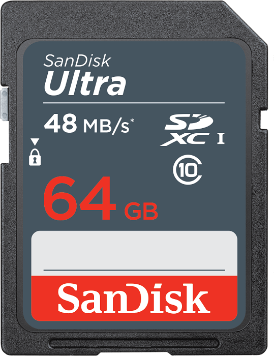 SanDisk ULTRA SDXC muistikortti 64 Gt, class 10 SanDisk ULTRA SDXC muistikortti 64 Gt, class 10