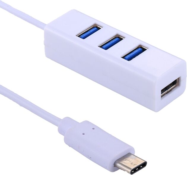 USB-C - USB 3.0 4 porttinen hubi USB-C - USB 3.0 4 porttinen hubi