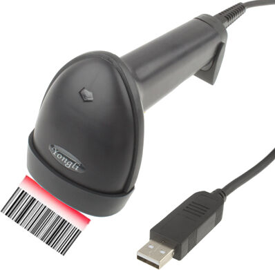 Tarvike Viivakoodinlukija lasertekniikalla, USB Tarvike Viivakoodinlukija lasertekniikalla, USB