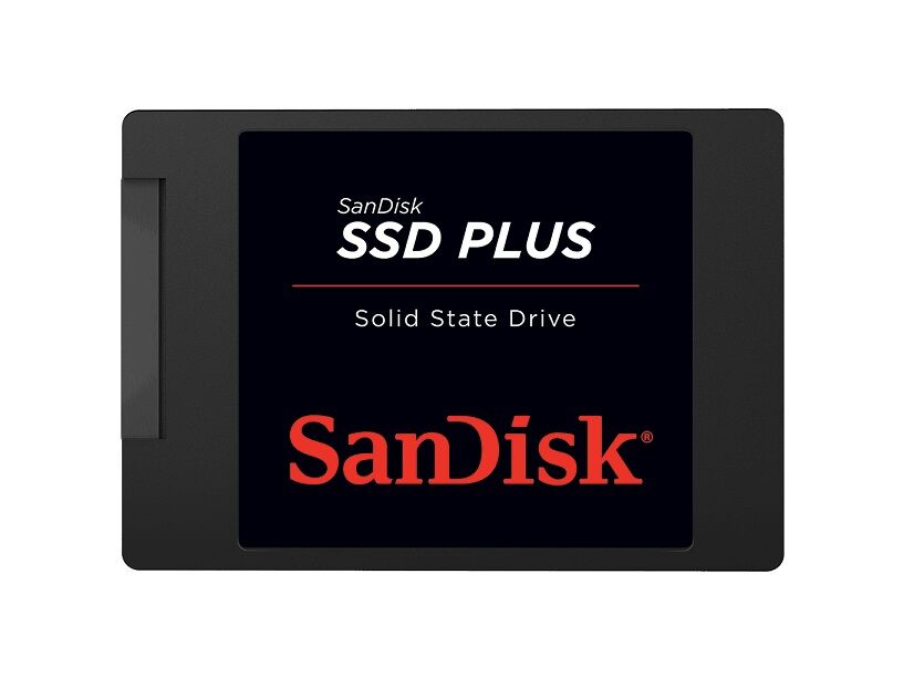 SanDisk SSD PLUS kiintolevy, 480 Gt - SATA III - 2.5 SanDisk SSD PLUS kiintolevy, 480 Gt - SATA III - 2.5