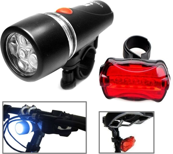 LED ajovalo ja takavalo polkupyörään LED ajovalo ja takavalo polkupyörään