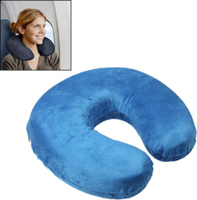 Pehmeä matkatyyny sininen Pehmeä matkatyyny sininen