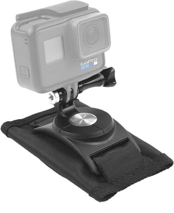 Tarvike 360 astetta kääntyvä repun olkavarteen kiinnitettävä teline kameralle (Musta) Tarvike 360 astetta kääntyvä repun olkavarteen kiinnitettävä teline kameralle (Musta)