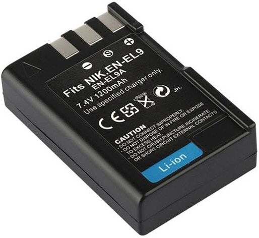 Tarvike Nikon EN-EL9 akku Tarvike Nikon EN-EL9 akku