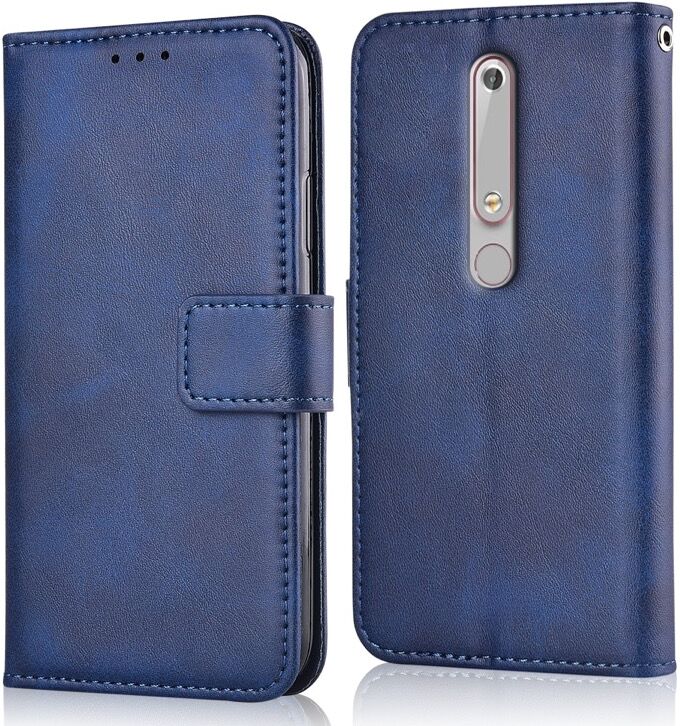 Tarvike Nokia 8 Business-tyylinen vaakatasoon käännettävä suojakotelo lompakolla (Sininen) Tarvike Nokia 8 Business-tyylinen vaakatasoon käännettävä suojakotelo lompakolla (Sininen)