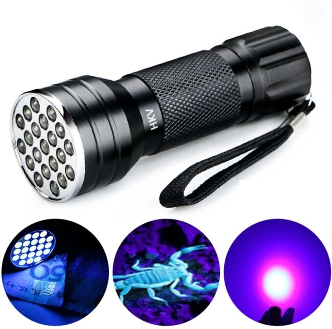 Tarvike 21 LED UV -taskulamppu Tarvike 21 LED UV -taskulamppu