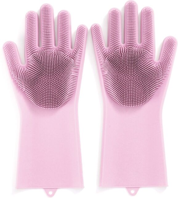 Tarvike Monikäyttöiset silikonikäsineet (vaaleanpunainen) Tarvike Monikäyttöiset silikonikäsineet (vaaleanpunainen)