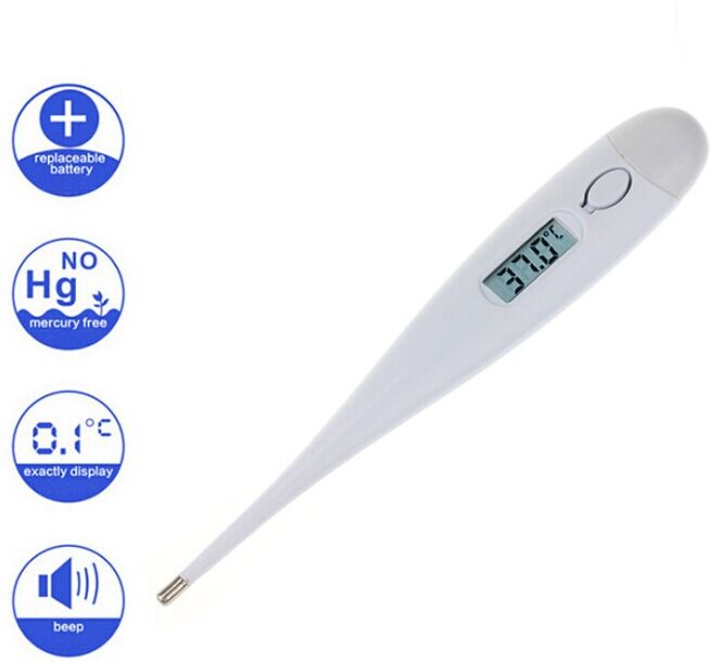 Tarvike Digitaalinen LCD-näytöllinen kehon lämpömittari Tarvike Digitaalinen LCD-näytöllinen kehon lämpömittari