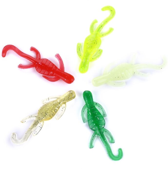 Tarvike 10kpl 5cm/1g Gekko-muotoinen syötti kalastukseen (Keltainen) Tarvike 10kpl 5cm/1g Gekko-muotoinen syötti kalastukseen (Keltainen)