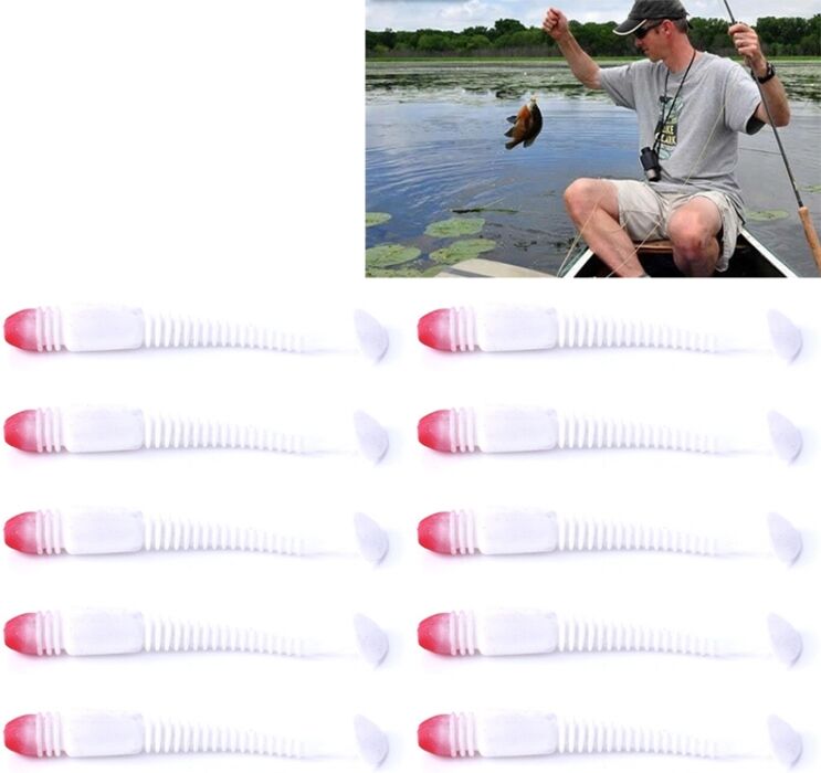 Tarvike 10kpl 8.5cm/3g Red Head-syöttejä Tarvike 10kpl 8.5cm/3g Red Head-syöttejä