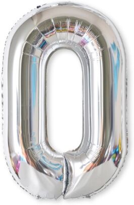 Tarvike 2 kpl 40-tuumaisia alumiinifolioisia numeropalloja (0-Hopea) Tarvike 2 kpl 40-tuumaisia alumiinifolioisia numeropalloja (0-Hopea)