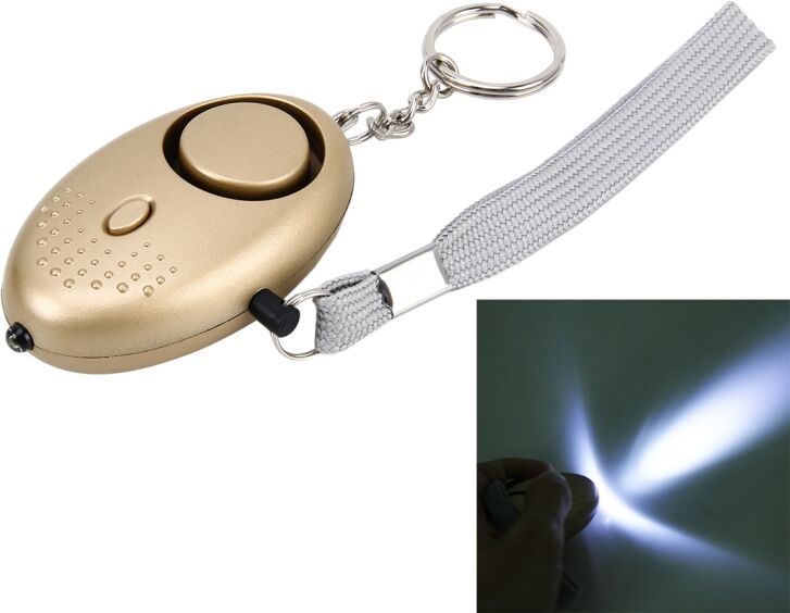 Tarvike SINCOTE Mini turvallinen summeri väkivallantorjuntaa varten naisille ja lapsille (Kulta) Tarvike SINCOTE Mini turvallinen summeri väkivallantorjuntaa varten naisille ja lapsille (Kulta)