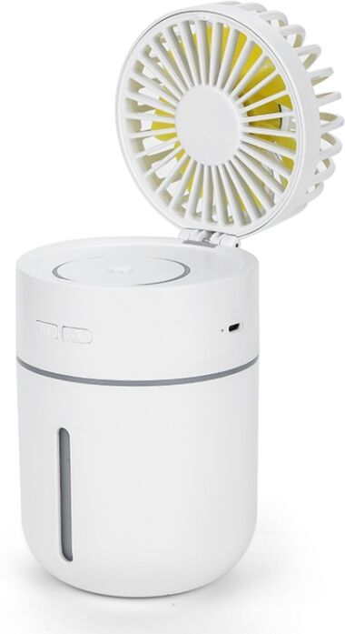 Tarvike T9 USB kannettava kostuttava tuuletin (Valkoinen) Tarvike T9 USB kannettava kostuttava tuuletin (Valkoinen)