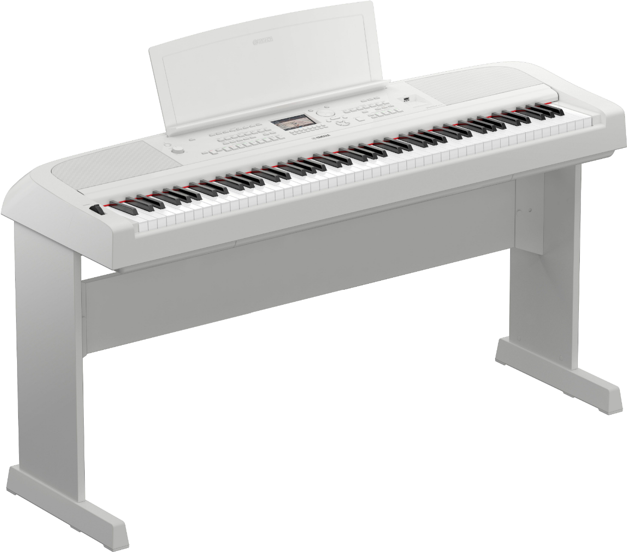 Yamaha DGX-670 Portable Grand Valkoinen + Teline (L-300) Yamaha DGX-670 Portable Grand Valkoinen + Teline (L-300)