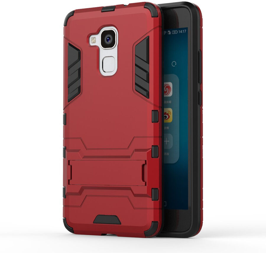 Puhelimenkuoret.fi Huawei Honor 7 Lite Suojakuori 2-osainen Punainen Puhelimenkuoret.fi Huawei Honor 7 Lite Suojakuori 2-osainen Punainen