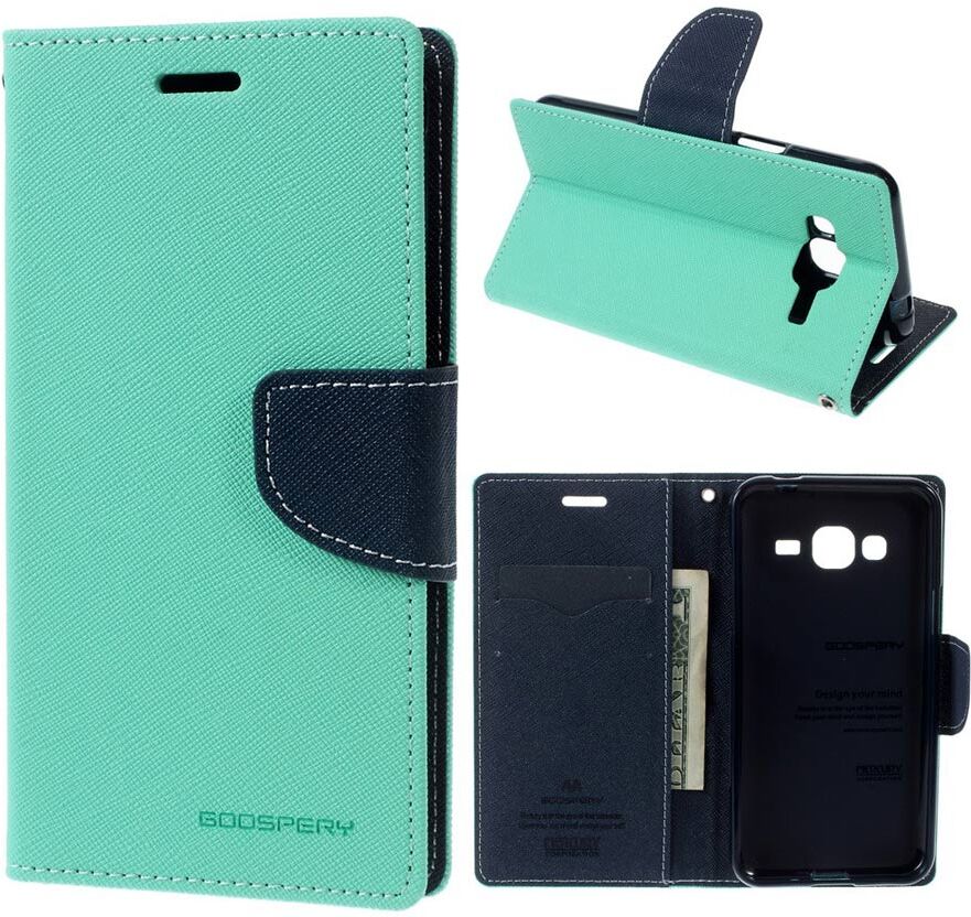 Puhelimenkuoret.fi Samsung Galaxy J3 (2016) Suojakotelo Fancy Syaani Puhelimenkuoret.fi Samsung Galaxy J3 (2016) Suojakotelo Fancy Syaani