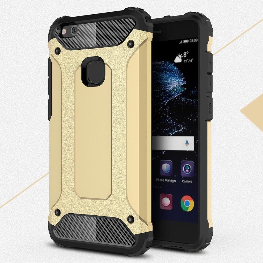 Puhelimenkuoret.fi Huawei P10 Lite Suojakuori 2-osainen Kulta Puhelimenkuoret.fi Huawei P10 Lite Suojakuori 2-osainen Kulta