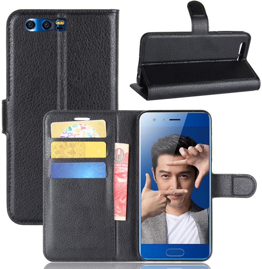 Puhelimenkuoret.fi Huawei Honor 9 Kotelo Musta Lompakko Puhelimenkuoret.fi Huawei Honor 9 Kotelo Musta Lompakko