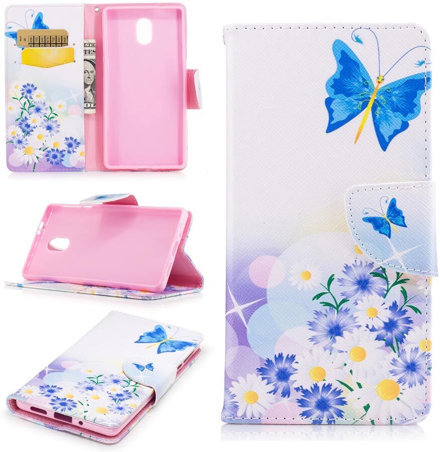 Puhelimenkuoret.fi Nokia 3 Lompakkokotelo Suoja Perhonen 1 Puhelimenkuoret.fi Nokia 3 Lompakkokotelo Suoja Perhonen 1