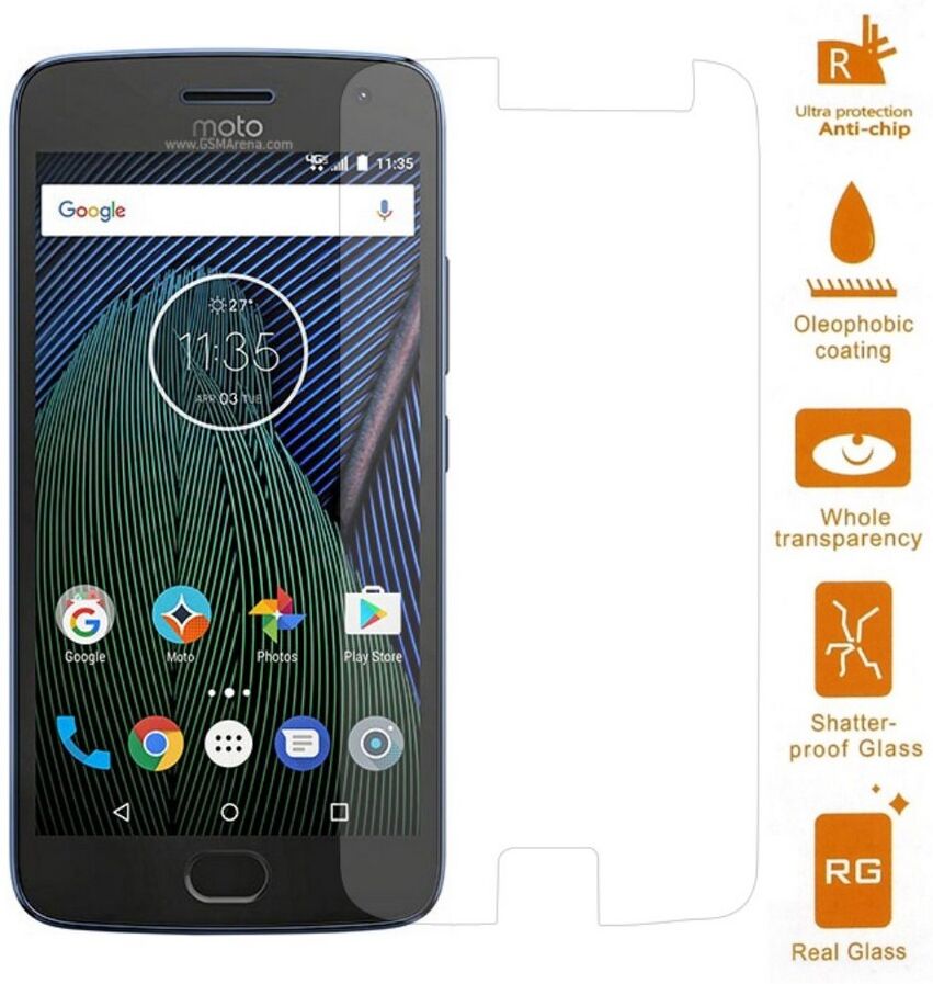 Puhelimenkuoret.fi Lenovo Moto G5 Plus Näytön Suojalasi 0,3mm Puhelimenkuoret.fi Lenovo Moto G5 Plus Näytön Suojalasi 0,3mm