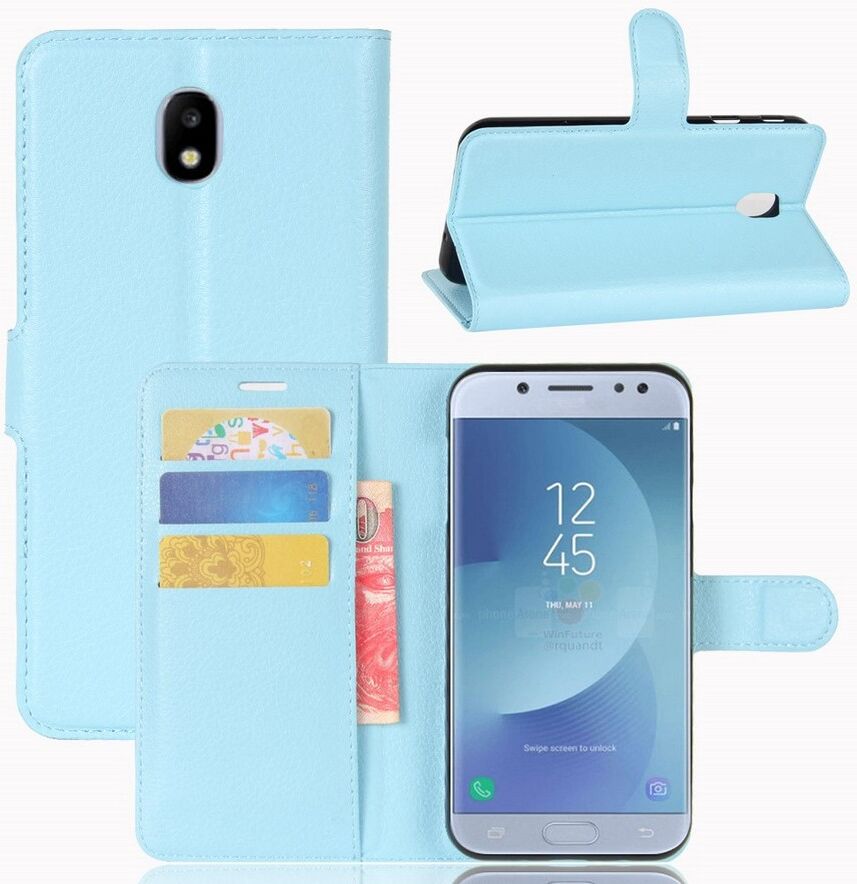 Puhelimenkuoret.fi Samsung Galaxy J3 (2017) Lompakkokotelo Vaaleansininen Puhelimenkuoret.fi Samsung Galaxy J3 (2017) Lompakkokotelo Vaaleansininen