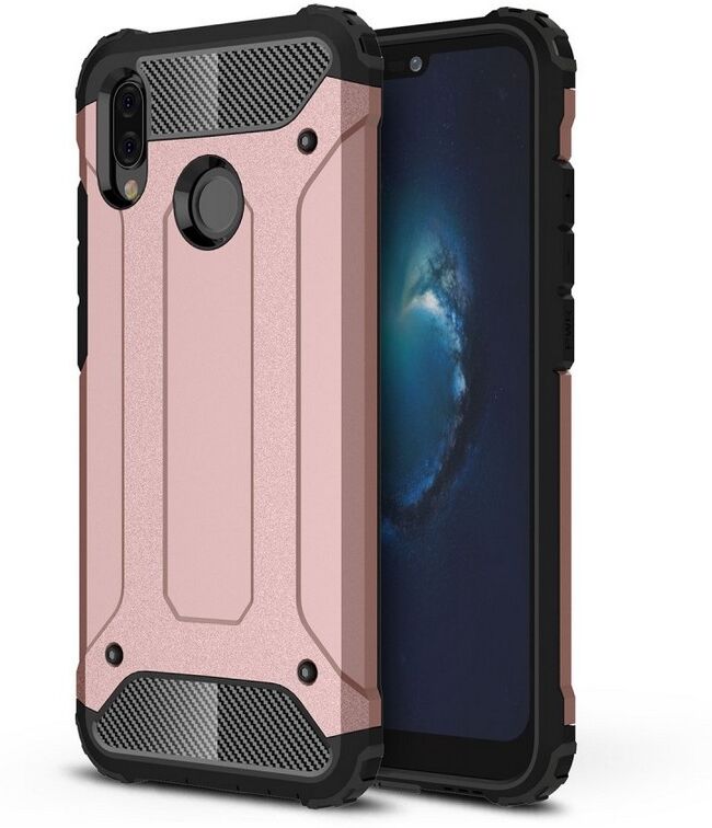 Puhelimenkuoret.fi Huawei P20 Lite Suojakuori 2-osainen Ruusukulta Puhelimenkuoret.fi Huawei P20 Lite Suojakuori 2-osainen Ruusukulta