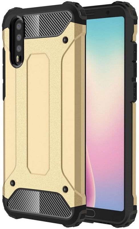 Puhelimenkuoret.fi Huawei P20 Suojakuori 2-osainen Kulta Puhelimenkuoret.fi Huawei P20 Suojakuori 2-osainen Kulta