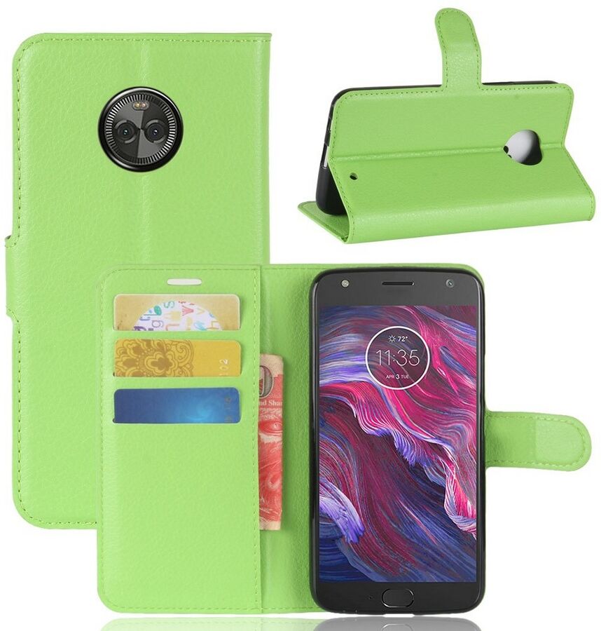 Puhelimenkuoret.fi Motorola Moto X4 Lompakkokotelo Vihreä Puhelimenkuoret.fi Motorola Moto X4 Lompakkokotelo Vihreä