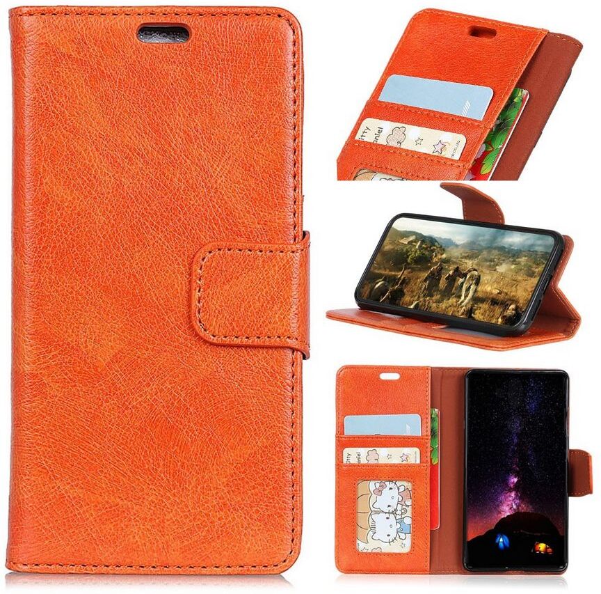 Puhelimenkuoret.fi Samsung Galaxy A6 (2018) Nahkakotelo Oranssi Puhelimenkuoret.fi Samsung Galaxy A6 (2018) Nahkakotelo Oranssi