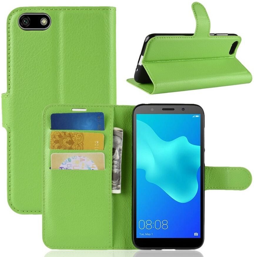 Puhelimenkuoret.fi Huawei Honor 7S Lompakkokotelo Vihreä Puhelimenkuoret.fi Huawei Honor 7S Lompakkokotelo Vihreä