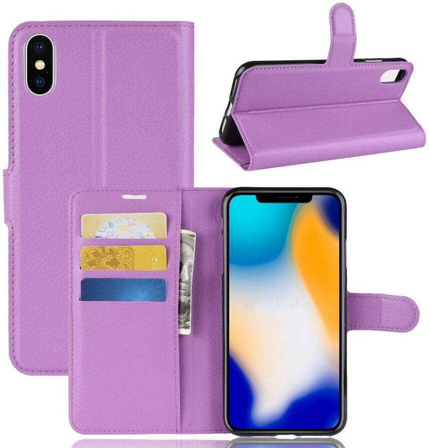 Puhelimenkuoret.fi Apple iPhone Xs Max Lompakkokotelo Violetti Puhelimenkuoret.fi Apple iPhone Xs Max Lompakkokotelo Violetti