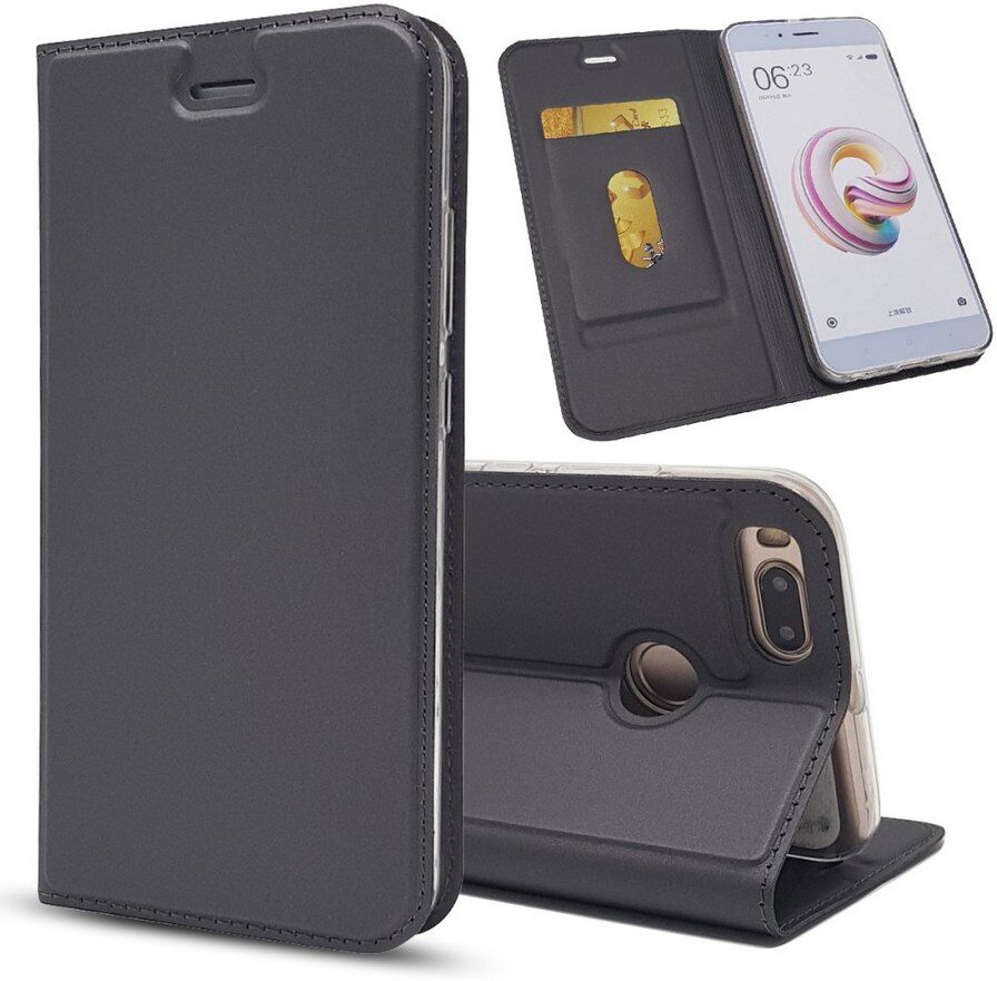 Puhelimenkuoret.fi Xiaomi Mi A1 Kannellinen Suojakotelo Harmaa Puhelimenkuoret.fi Xiaomi Mi A1 Kannellinen Suojakotelo Harmaa