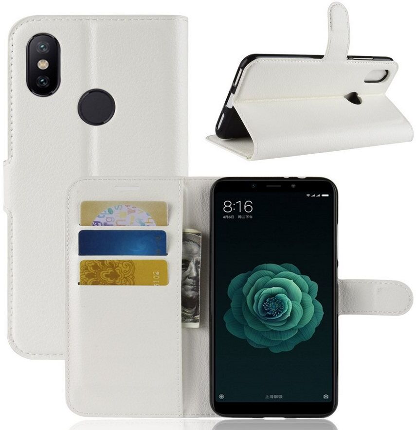 Puhelimenkuoret.fi Xiaomi Mi A2 Suojakotelo Valkoinen Lompakko Puhelimenkuoret.fi Xiaomi Mi A2 Suojakotelo Valkoinen Lompakko