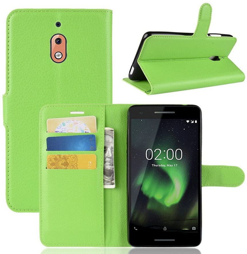 Puhelimenkuoret.fi Nokia 2.1 (2018) Suojakotelo Vihreä Lompakko Puhelimenkuoret.fi Nokia 2.1 (2018) Suojakotelo Vihreä Lompakko