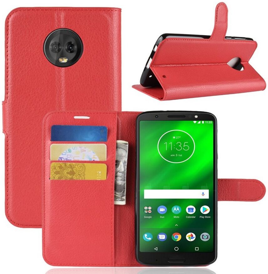 Puhelimenkuoret.fi Motorola Moto G6 Plus Suojakotelo Punainen Puhelimenkuoret.fi Motorola Moto G6 Plus Suojakotelo Punainen