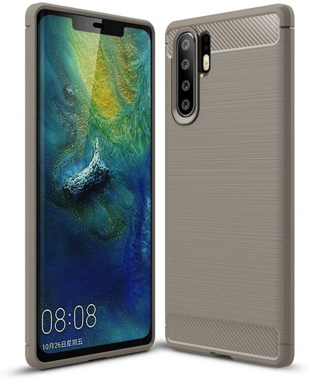 Puhelimenkuoret.fi Huawei P30 Pro Suojakuori Hiilikuitu Harmaa