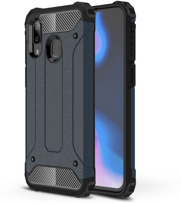 Puhelimenkuoret.fi Samsung Galaxy A40 Kuori 2-Osainen Tummansininen Puhelimenkuoret.fi Samsung Galaxy A40 Kuori 2-Osainen Tummansininen