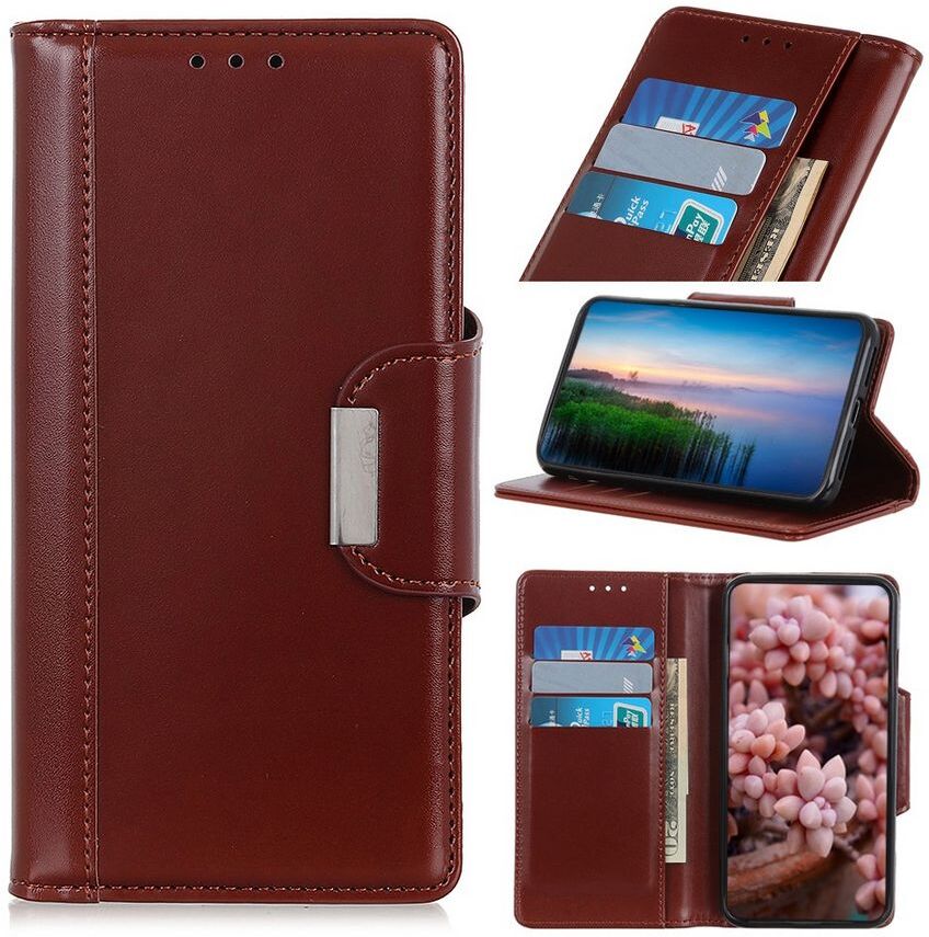 Puhelimenkuoret.fi OnePlus 7T Lompakkokotelo PU-Nahka Ruskea Puhelimenkuoret.fi OnePlus 7T Lompakkokotelo PU-Nahka Ruskea